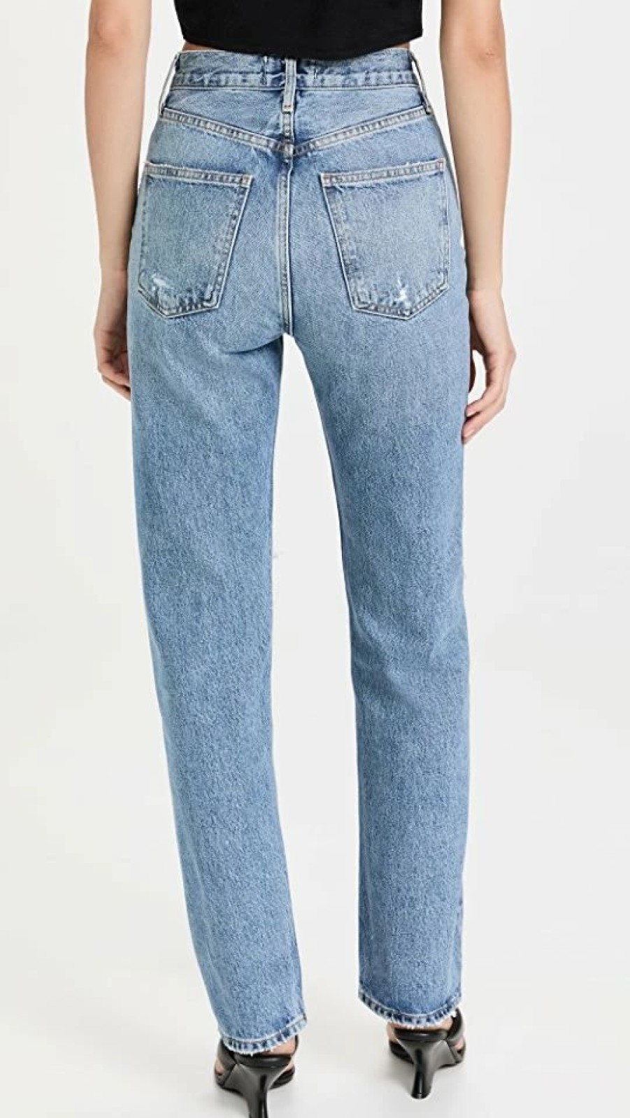 Distressed Jeans * | Discount Agolde 90'S Pinch Waist Jeans Rule