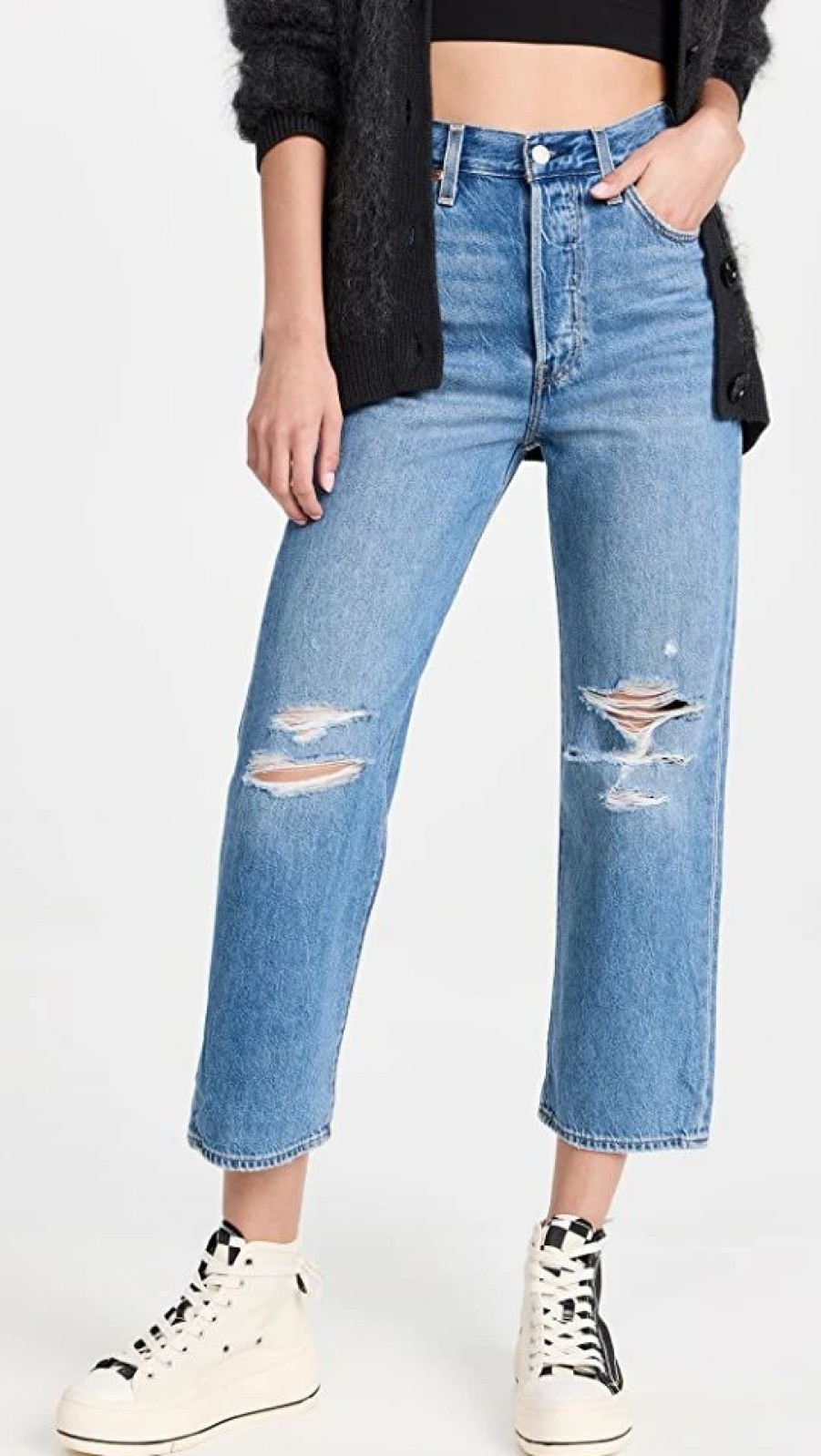 Distressed Jeans * | Buy Levi'S Ribcage Straight Ankle Jeans After Love