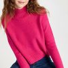 Turtle & Mock Necks * | Top 10 525 Rhia Pullover Fuschia Purple