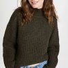 Turtle & Mock Necks * | Hot Sale Rails Delsey Sweater Olive