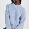 Turtle & Mock Necks * | Deals Theory Boxy Mock Pullover Dahlia Multi