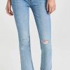 Distressed Jeans * | Outlet Mother The Hustler Ankle Fray Jeans Crashing Hard