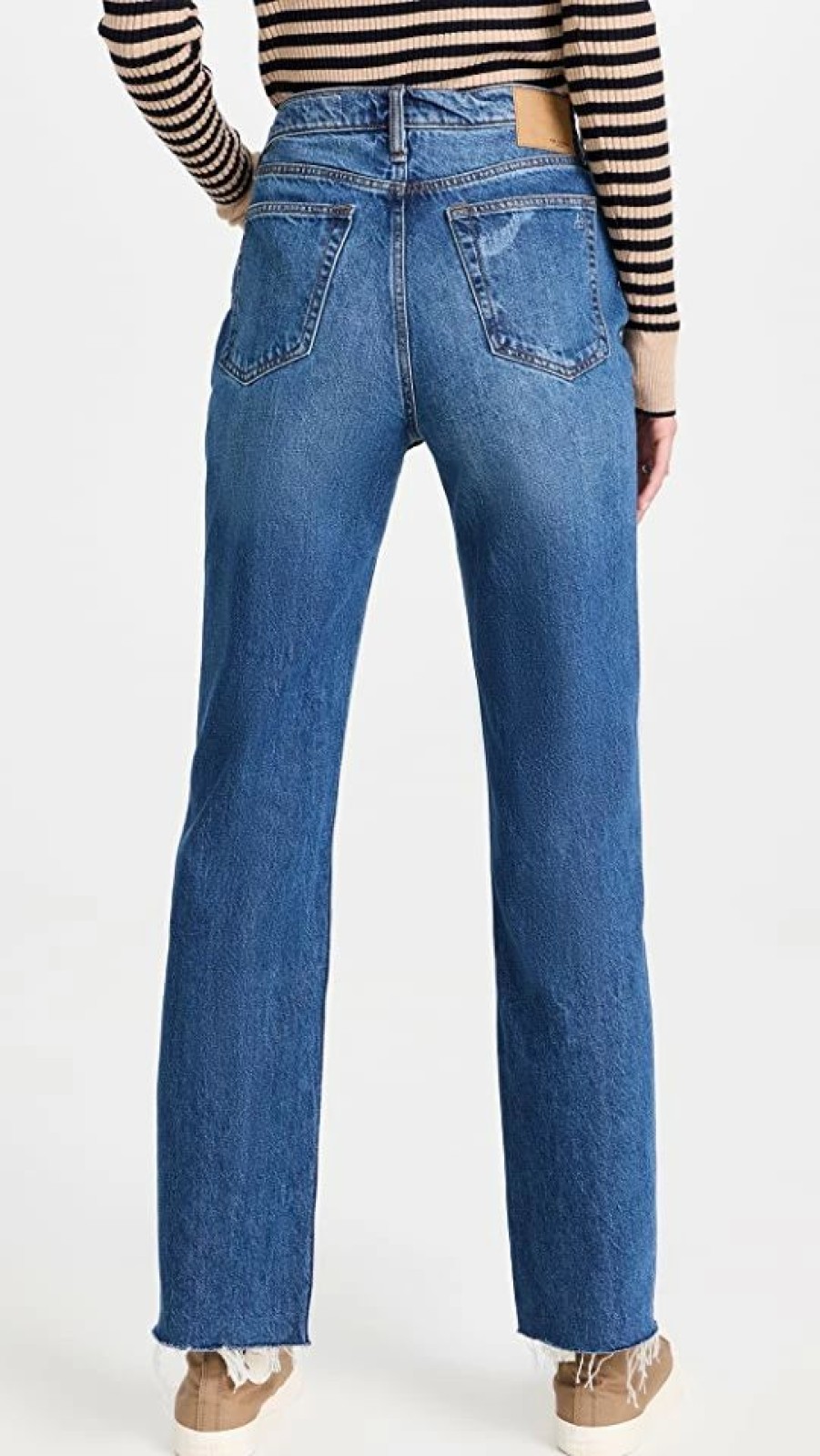 Distressed Jeans * | Best Reviews Of Rag & Bone Alex High-Rise Straight Jeans Ash