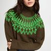 Turtle & Mock Necks * | Top 10 Tory Sport Merino Fair Isle Sweater Mountain Fair Isle Winter