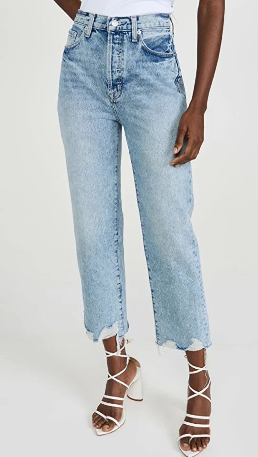 Distressed Jeans * | Hot Sale Pistola Denim Cassie Crop Baja