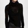 Turtle & Mock Necks * | Buy Philosophy Di Lorenzo Serafini Knit Cashmere Turtleneck Black