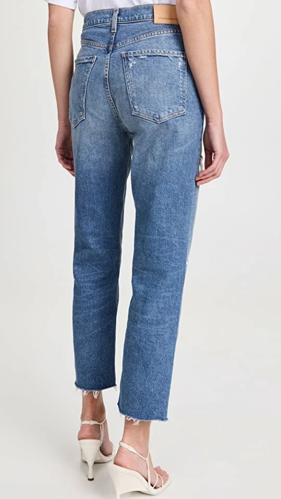 Distressed Jeans * | Cheapest Citizens Of Humanity Daphne Crop High Rise Stovepipe Jeans Arthouse