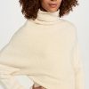 Turtle & Mock Necks * | Buy Proenza Schouler Fuzzy Boucle Twisted Sweater Ecru