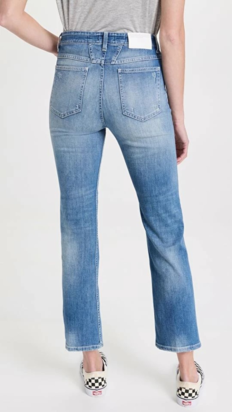 Distressed Jeans * | Best Pirce Closed Baylin Jeans Mid Blue