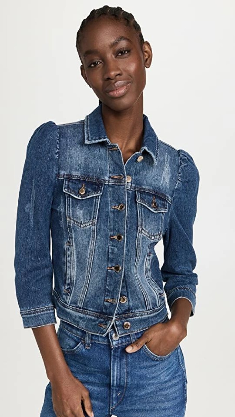 Jean Jackets * | Deals Retrofete Ada Jacket Royal