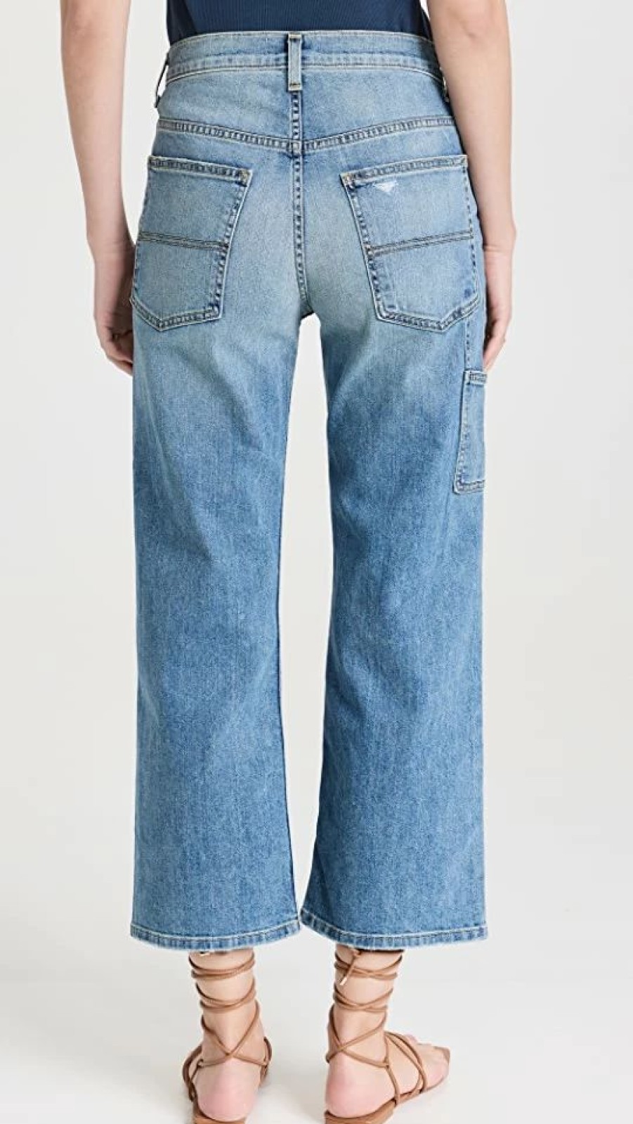 Distressed Jeans * | Brand New Nili Lotan Violette Jeans Faded Wash