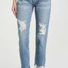 Distressed Jeans * | Promo Moussy Vintage Mv Carter Friend Jeans Blue