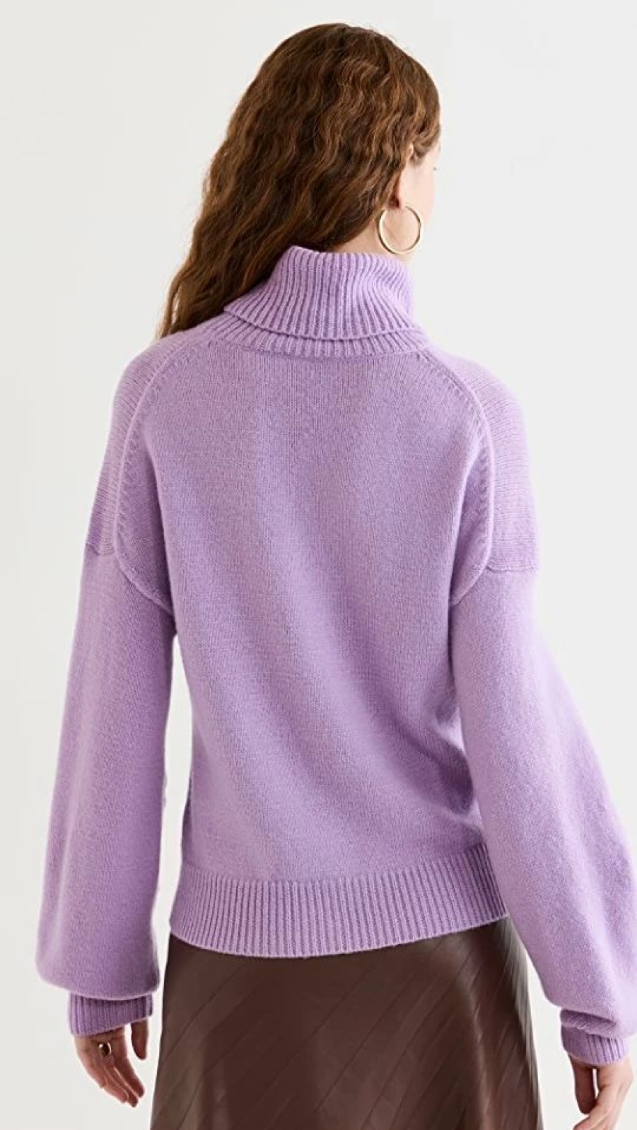 Turtle & Mock Necks * | Wholesale A.L.C. Taryn Sweater Deep Lilac