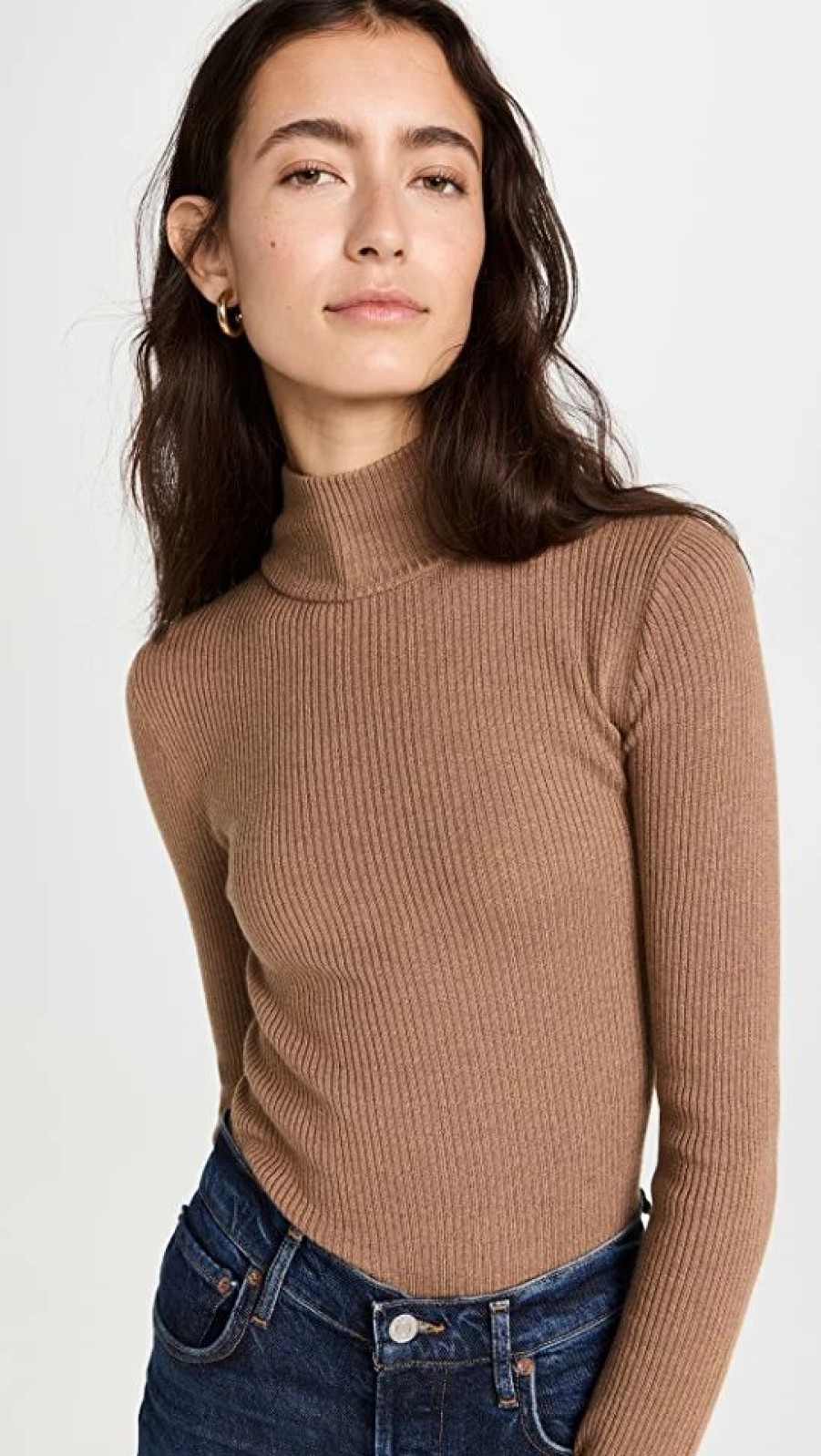 Turtle & Mock Necks * | Outlet Ayr Visionary Top Camel