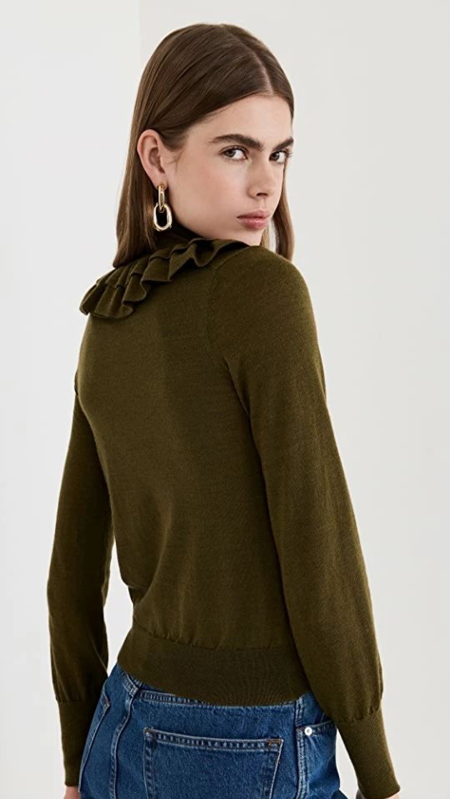 Turtle & Mock Necks * | Brand New Ulla Johnson Jean Turtleneck Willow