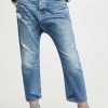 Distressed Jeans * | Promo R13 Tailored Drop Denim Bain Blue