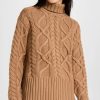 Turtle & Mock Necks * | Cheap Aknvas Rue Sweater Walnut