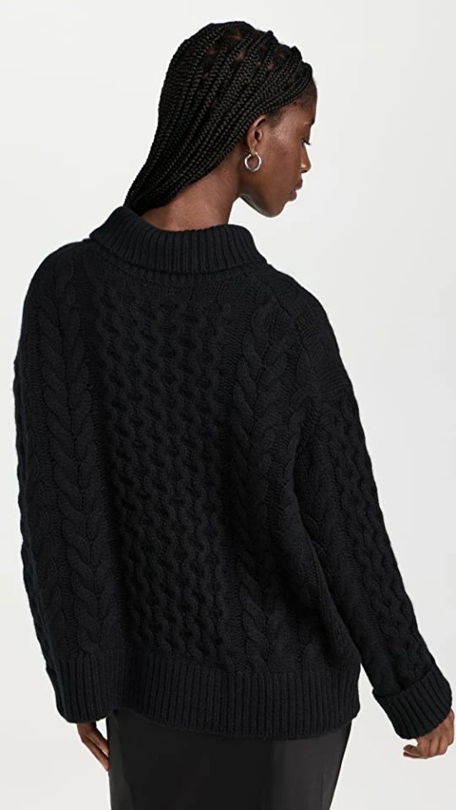 Turtle & Mock Necks * | Cheapest Sablyn Nala Cashmere Sweater Black