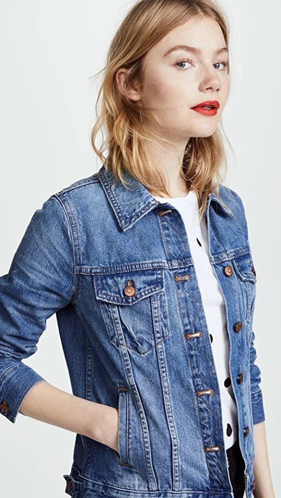 Jean Jackets * | Hot Sale Madewell Denim Jacket Pinter Wash