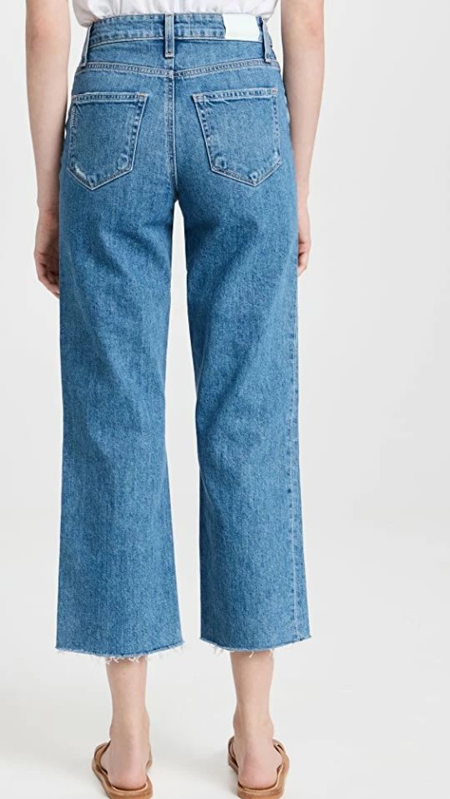 Distressed Jeans * | Cheapest Paige Nellie Deconstructed Jeans With Raw Hem Dandelion Destructed