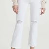 Distressed Jeans * | Wholesale Dl1961 Patti Straight High Rise Ankle Jeans White Distressed