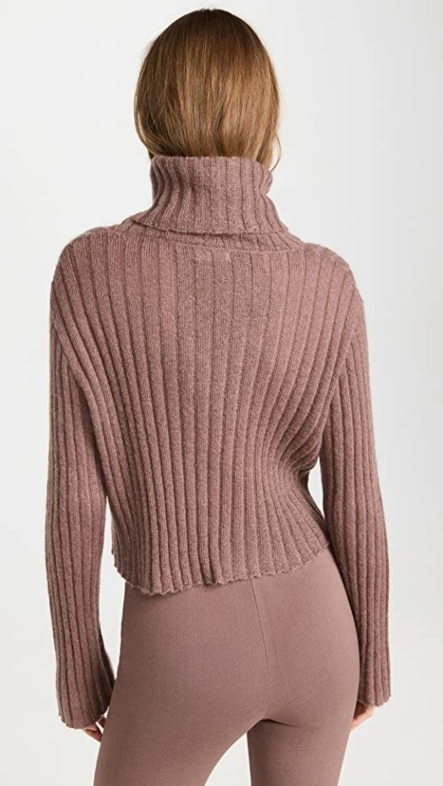 Turtle & Mock Necks * | Cheap Sablyn Robbie Mohair Sweater Mink