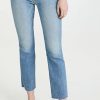 Distressed Jeans * | Deals Mother The Hustler Ankle Fray Jeans Au Revoir