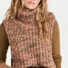 Turtle & Mock Necks * | Best Reviews Of Isabel Marant Etoile Meggy Turtleneck Sweater Vest Multicolor