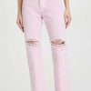 Distressed Jeans * | Deals 3 1 Sabina Destroyed Jeans Mineral Rose