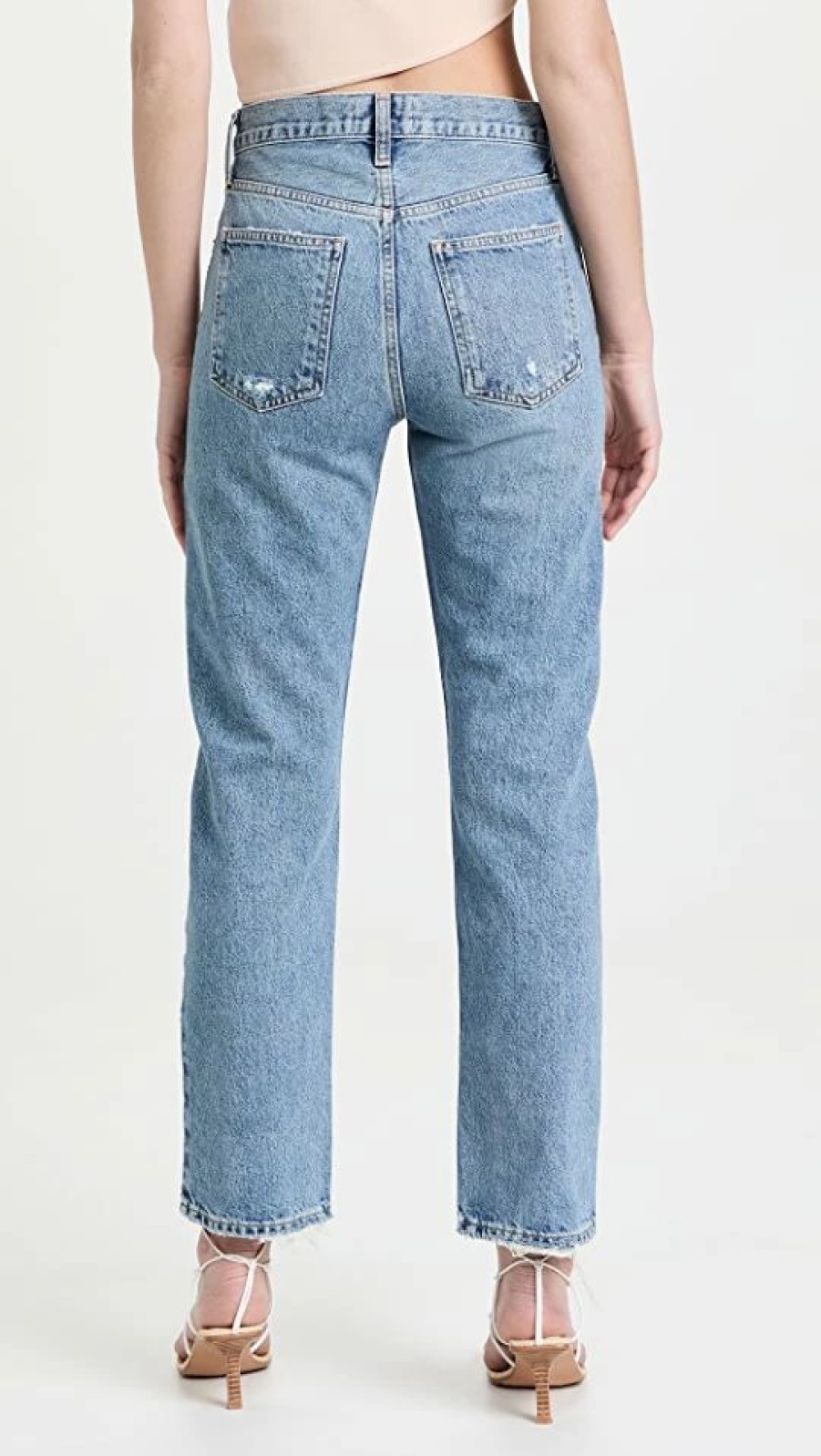 Distressed Jeans * | Top 10 Agolde Mia Mid Rise Jeans Rule