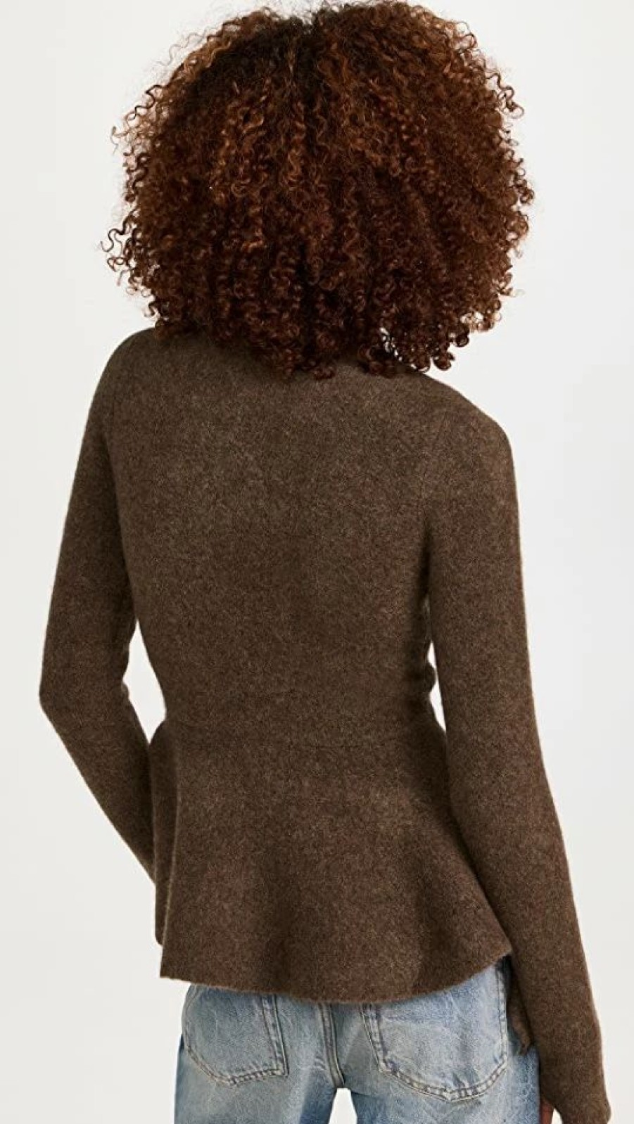 Turtle & Mock Necks * | Cheap Proenza Schouler Midweight Wool Turtleneck Sweater Dark Taupe