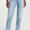 Distressed Jeans * | Best Reviews Of Agolde Cherie High Rise Straight Jeans Tone