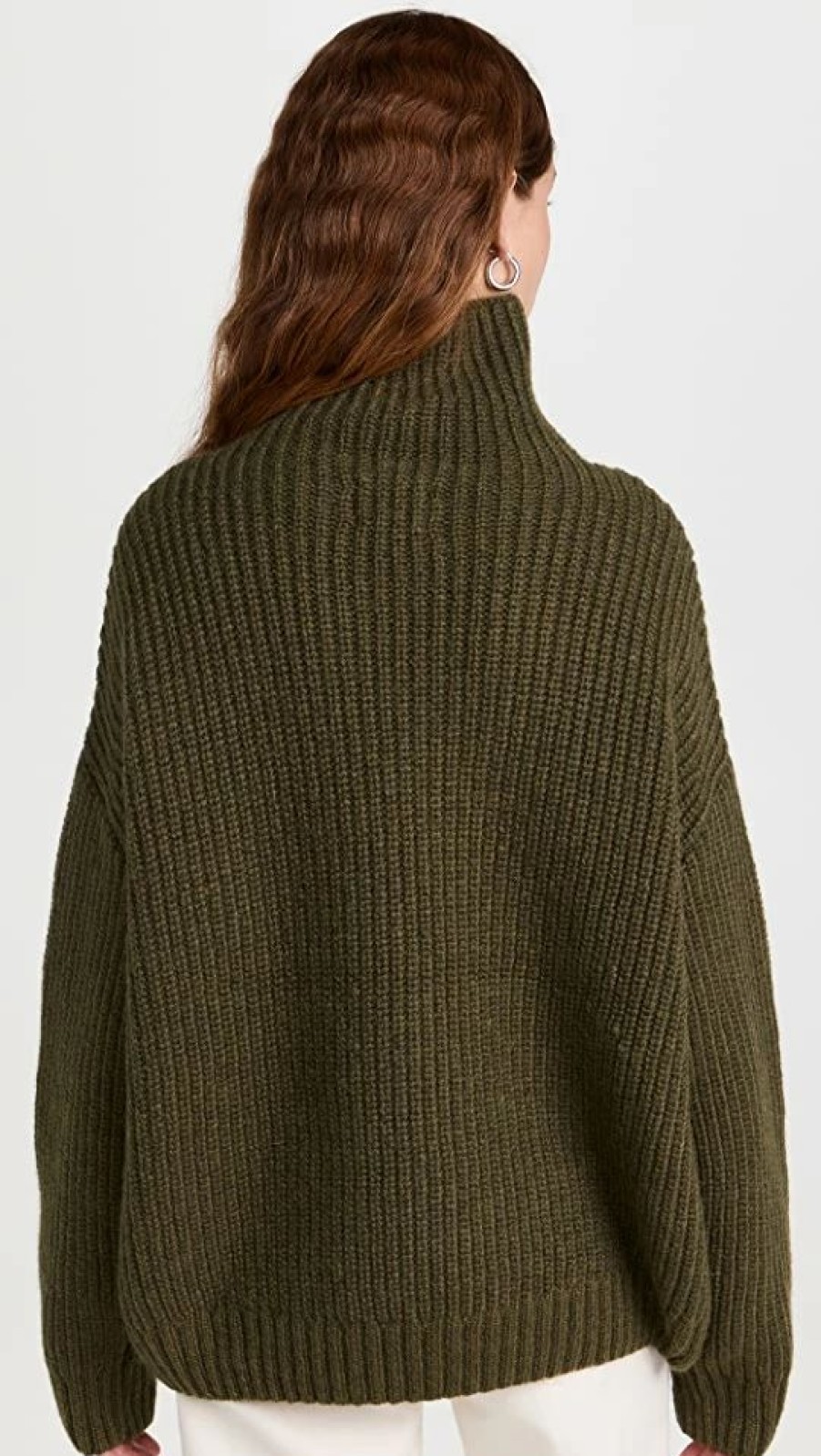 Turtle & Mock Necks * | Cheap Anine Bing Sydney Sweater Green