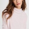 Turtle & Mock Necks * | Top 10 Vince Funnel Neck Cashmere Sweater Pale Iris