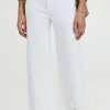 Distressed Jeans * | New Dl1961 Hepburn Wide Leg High Rise Jeans White Distressed