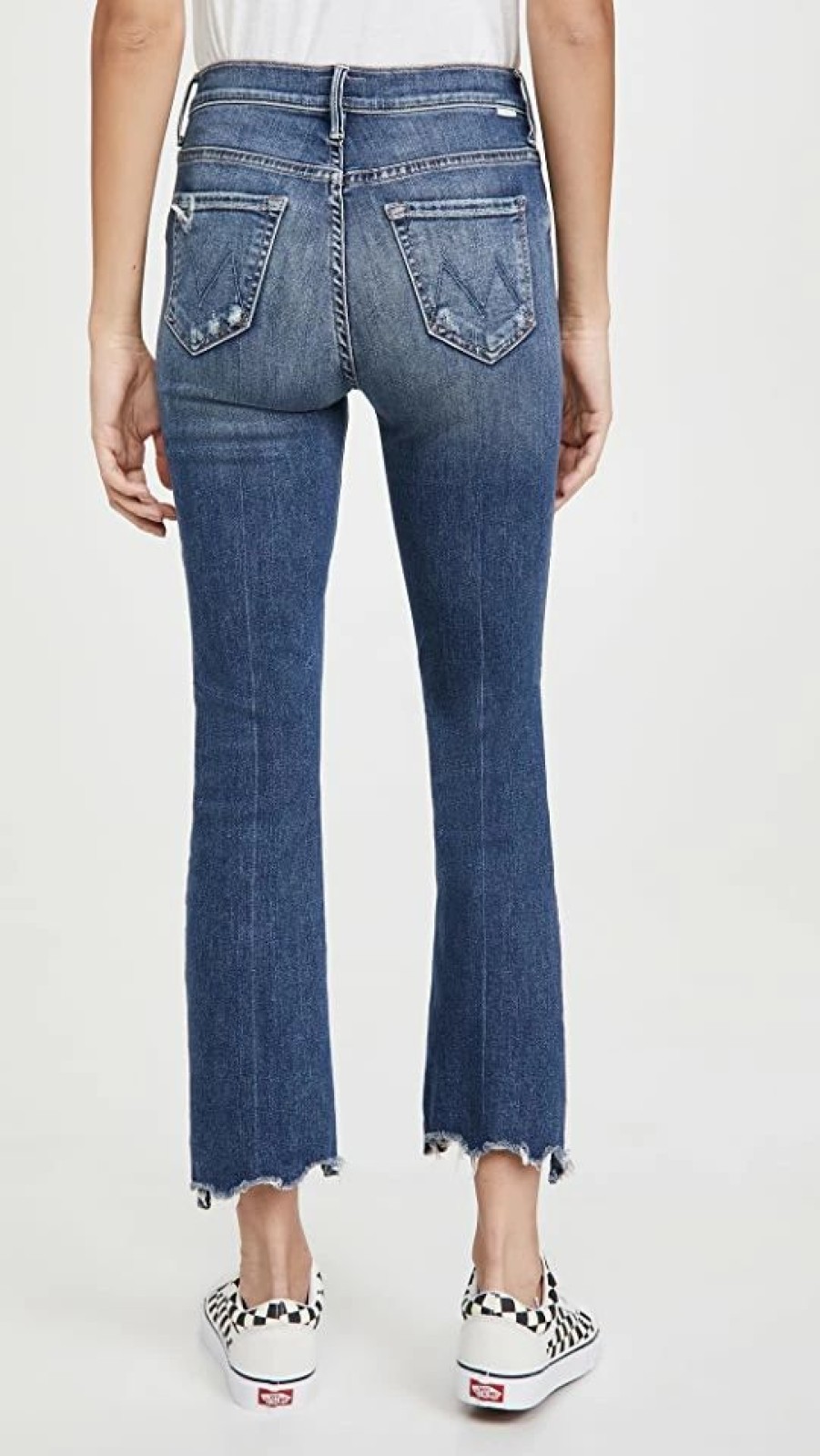 Distressed Jeans * | Budget Mother The Insider Crop Step Chew Jeans Dancing On Coals