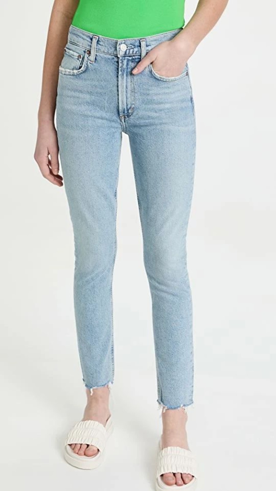 Distressed Jeans * | Best Sale Agolde Merrel Jeans Astray